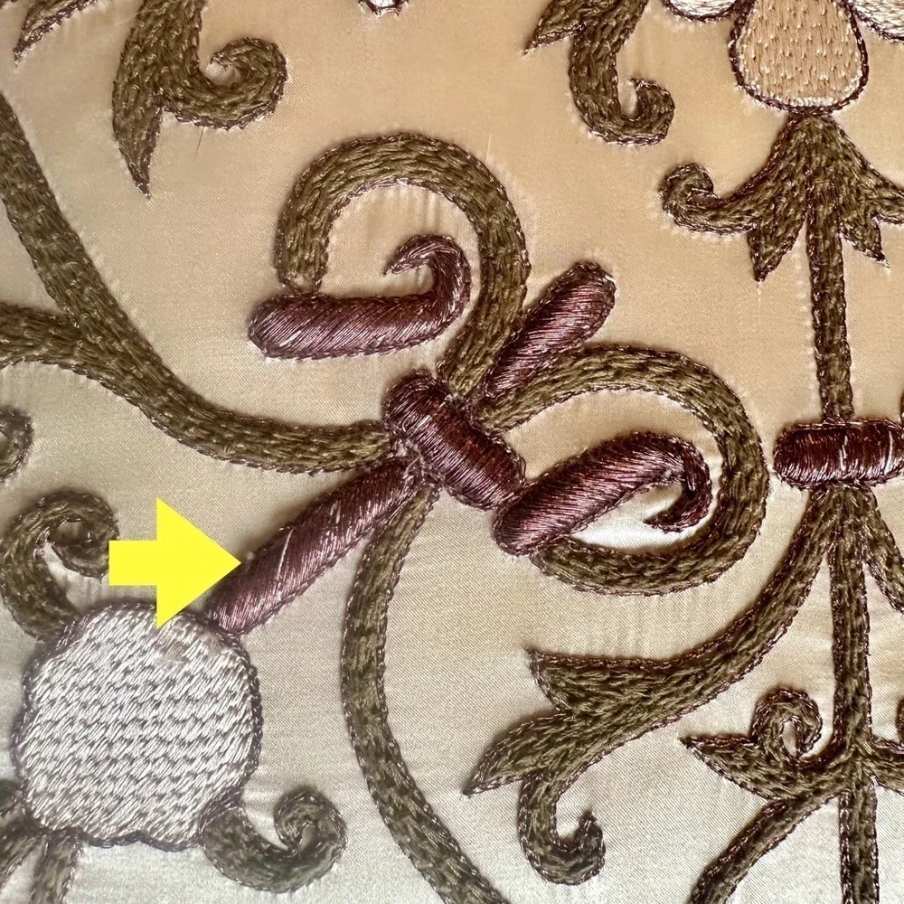 Gerry Nichol, Inc. NY NY Cushions‎ Silk Beaded Handcrafted Aubusson style